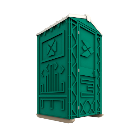 Туалетная кабина "Универсал" EcoStyle (Зеленый) Туалетная кабина "Универсал" EcoStyle (Зеленый)